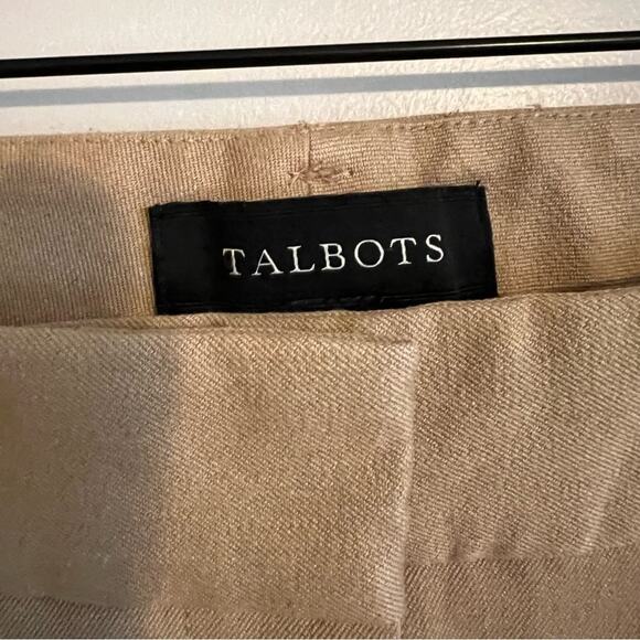 𝅺TALBOTS Khaki Dress Pants Trousers‎ Curvy Sz 10 - Picture 4 of 10